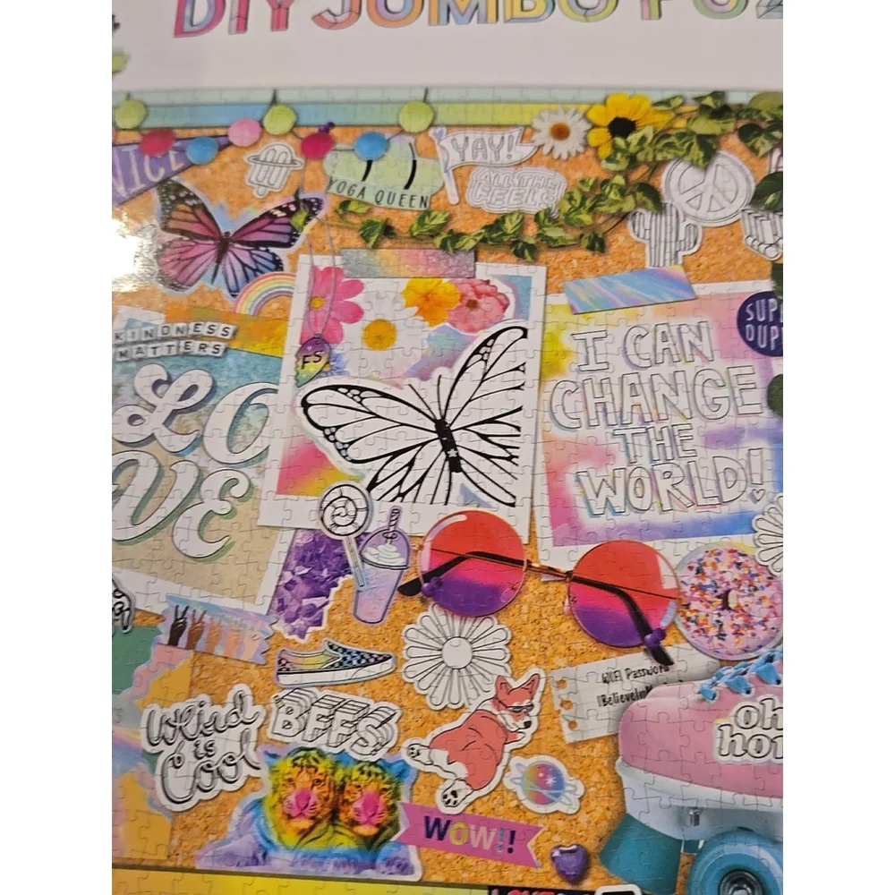 Fashion Angels Color & Bling Puzzle Design Kit 1000 Pcs Gems Markers New (054)